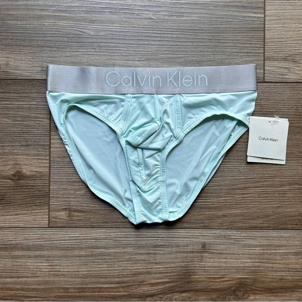 Calvin Klein | Brushed Microfiber Stretch Hip in Moonlight Jade (Medium)